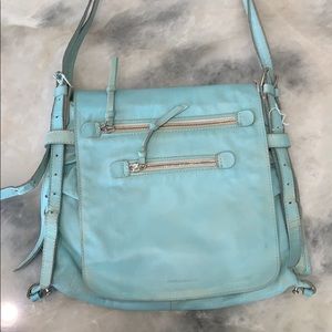 Francesco biasia aqua teal bag